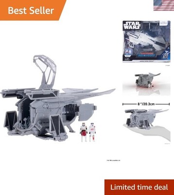 Star Wars Micro Galaxy Squadron Imperial Patrol Gunship - 8-inch Vehicle with...