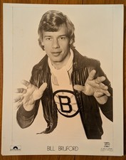 BILL BRUFORD - Original Promo Photo Polydor. Yes, King Crimson, Genesis, UK.