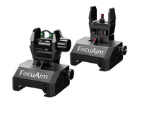 Fiber Optic Iron Sights,Flip up Front and Rear Sites with Red&Green Dot, Tool-Fr
