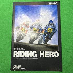 Riding Hero AES English Edition Neo Geo, 1991, SNK Complete in Box with Manual