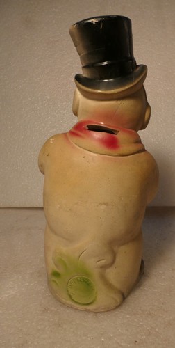 CIRCUS CARNIVAL MIDWAY STATE FAIR SNOWMAN & DOG CHALK-WARE PRIZE PREMIUM - Picture 13 of 15