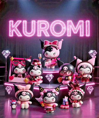 Authentic Top Toy Kuromi Sparkling Idol Sanrio Series Blind Box. You Pick!