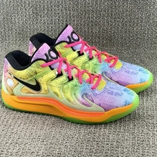 Nike KD17 Easy Money All-Star Rainbow Green Orange Shoes HF1811-700 Men Size 8.5