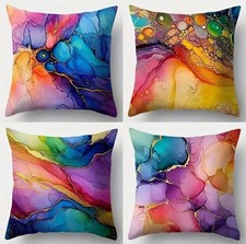 4X Spring Boho Modern 45cm Cushion Covers Throw Pillowcase 18"×18" Home Decor 