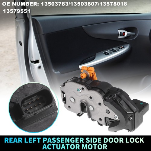 Rear Left Side Door Lock Actuator Motor for Cadillac SRX 2010-2016 No.13503783