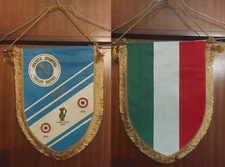 GAGLIARDETTO NAPOLI  CALCIO 1984 MARADONA PENNANT VINTAGE