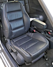 Audi A4 8H Cabrio 8E B6 Sitz vorne rechts Beifahrersitz Leder blau ind Perlnappa