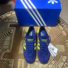 Adidas Handball Spezial Blue and Yellow Brand New with Box Size Uk 7.5