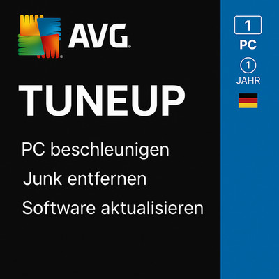 AVG TuneUp Utilities 1 PC 1 Jahr - Sofortversand per eBay-Nachricht