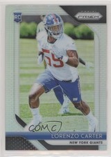 2018 Panini Prizm Rookie Silver Prizm Lorenzo Carter #262 0st9