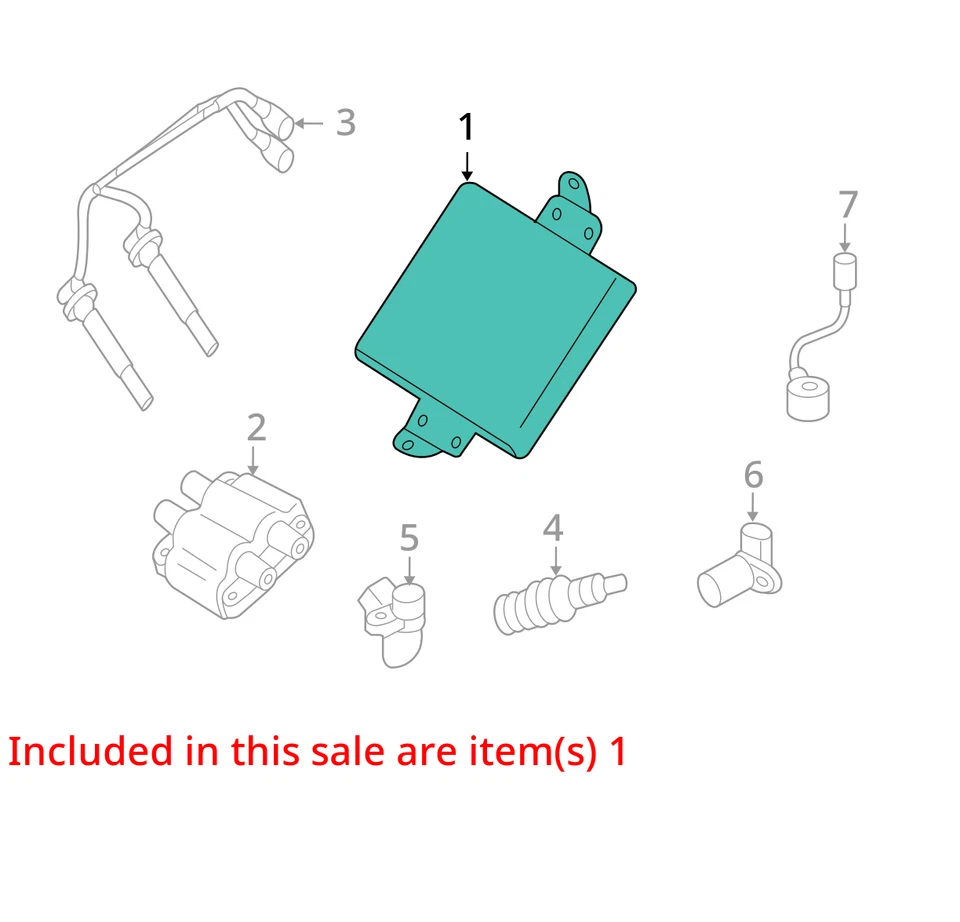 Módulo de controle eletrônico ECM do motor 2,5L de 6/04 compatível com 05 SAAB 9-2X 14502559 - Imagem 4 de 4