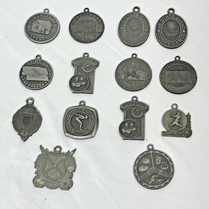 14 Vintage Nebraska South Dakota Conference Sports Athletic League Award Medals