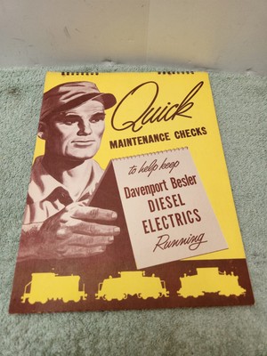 Quick Maintenance Checks to help keep Davenport Besler Diesel Electrics Running