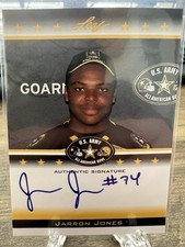 Leaf US Army All-American Bowl Selection Tour 2012/125 Jarron Jones automático