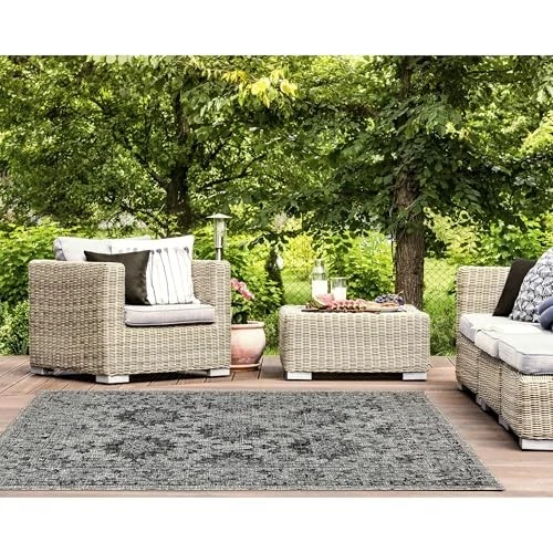  CARMEL Indoor/Outdoor Power Loomed Synthetic Blend Low Profile Area Rug -  - Picture 2 of 7