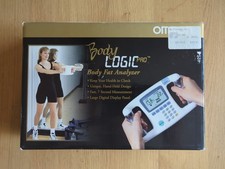 Analizador de grasa corporal Omron HBF-300 Body Logic Pro pantalla digital portátil funcionando