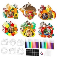24Set Fall Thanksgiving Crafts for Kids Toddlers Adults, Fall Thanksgiving Day