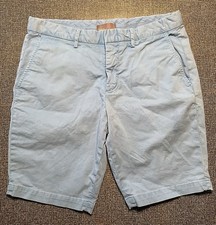 Vince Chino Shorts Mens Sz 28 Blue Flat Front Coastal Seaside Preppy