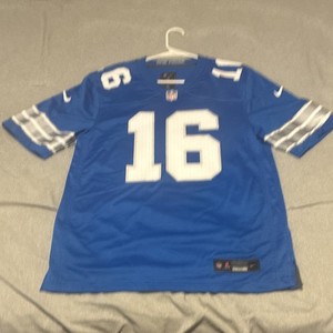 Maillot De Football Américain Jared Goff #16 - 2024 Noir Alternatif - Taille Limitée Cousue - Neuf