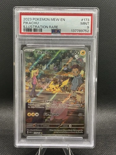 Pokémon Pikachu Illustration Rare Holo 173/165 Scarlet & Violet 151 PSA 9