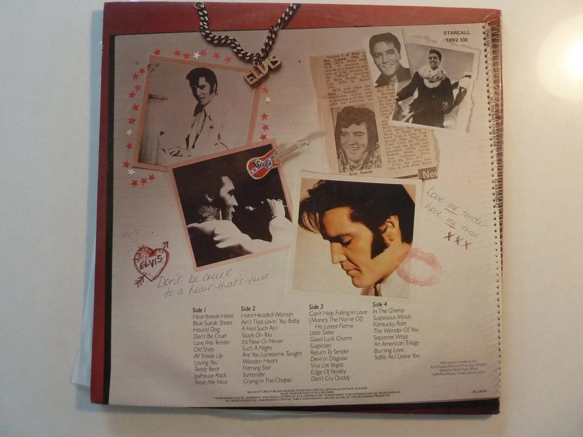 Elvis Presley All The Best Record Vinyl G/fold 2xLp Aus 1982