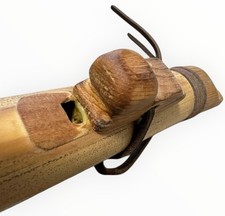 Native American Indian Style Meditation Flute - Bamboo w/ Wraps in Key of Low D