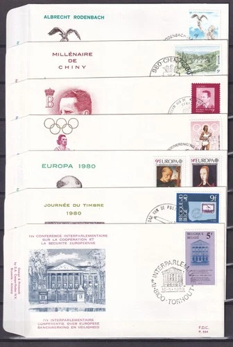 [LG78611] Belgium Nice Lot FDC First Day Cover UNG
