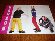 Hanson Tiger Beat poster Nick Carter centerfold portrait BSB picture photo pix