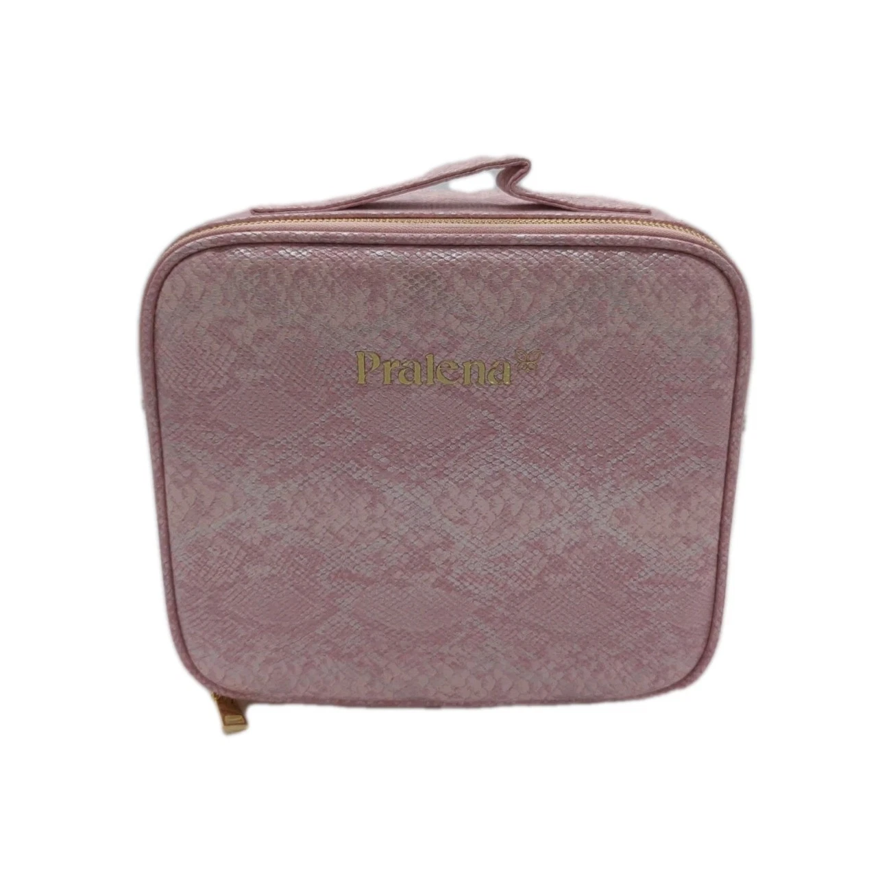 Makeup Organizer Adjustable Cosmetic Case Travel Bag Mirror Lights Colors Large