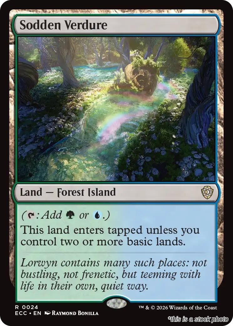 Sodden Verdure (ECC 24), Normal, Commander: Lorwyn Eclipsed, MTG