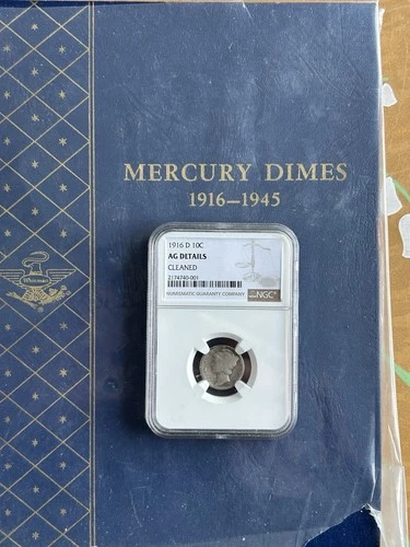 Complete Mercury Dime Set/Collection W/ NGC 1916d