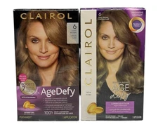 (2) Clairol Age Defy Permanent Hair Color 6 Light Brown
