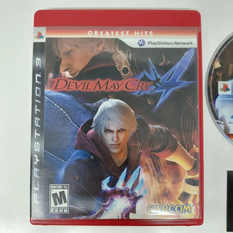 Devil May Cry 4 Greatest Hits (Sony Playstation 3, 2008) CIB EN Manual - Image 2 of 4