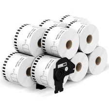 12 Rolls Continuous Paper Label Replacement for Brother DK-2205 (2.4" X 100 F...