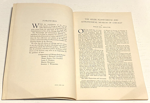 RARE! Vintage Adler Planetarium & Astronomical Museum of Chicago Book Guide 1935 - Picture 4 of 10
