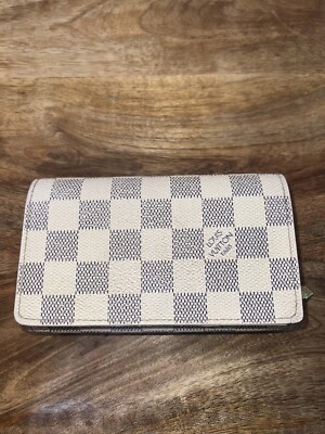 Louis Vuitton Damier Azur Rare Tresor Sarah Wallet