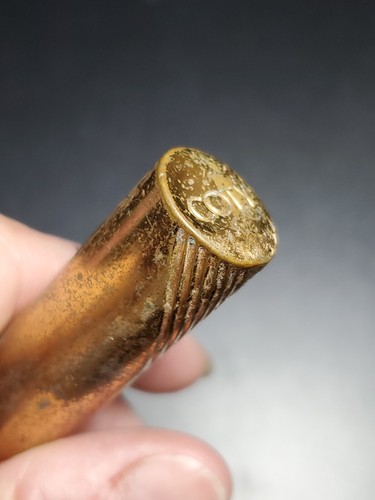 Vintage Deco COTY Lipstick Dispenser Tube Gold Tone - Picture 7 of 11
