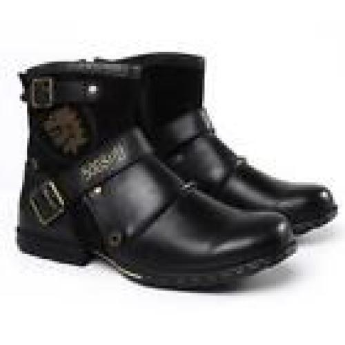 Nuevos Botines De Cuero Pu Para Hombre, Botas Chukka De Trabajo De Alta Calidad - Picture 6 of 15