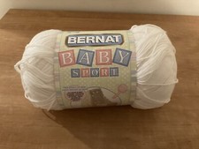 Bernat Baby Sport Yarn-White 100 Acrylic 10.5 Oz Approx 957 Yds Light 3