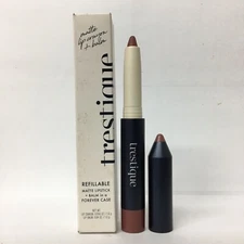 Trestique Refillable Matte Lip Crayon + Balm in Case - Sierra Sable As Pictured