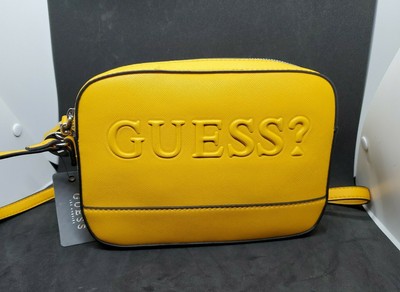 silver guess purse