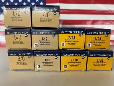 2 X Wella Koleston Perfect +Permanent Hair Color 2 oz 88/0 inten light blonde/na