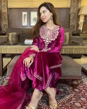 Designer Indian Pakistani Salwar Kameez Bollywood Dress Party Wear Suit wedding
