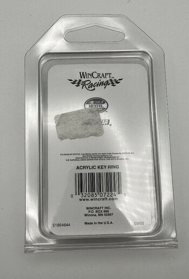 Llavero acrílico Nascar Jimmie Johnson Wincraft Racing Nuevo de Lote Antiguo Foto 2 de 2