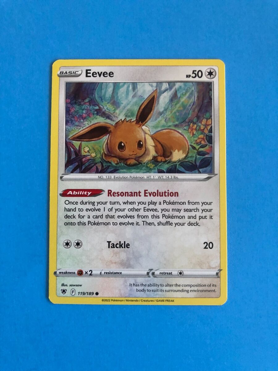 Eevee 119/189 NM / M - Astral Radiance Pokemon Card - $2 Flat Shipping