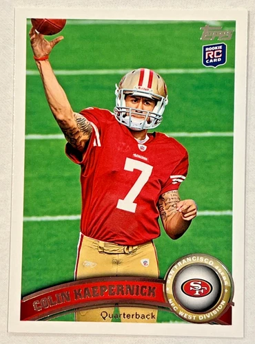 Colin Kaepernick 2011 Topps Football Rookie RC Card #413 49ers