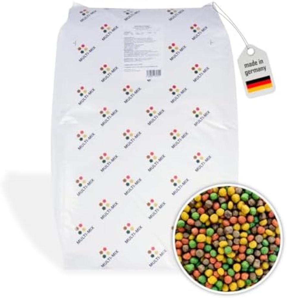 Mangime Koi Multi-Mix 6 mm – Il mix di 4 varietà per koi e pesci di stagno per u