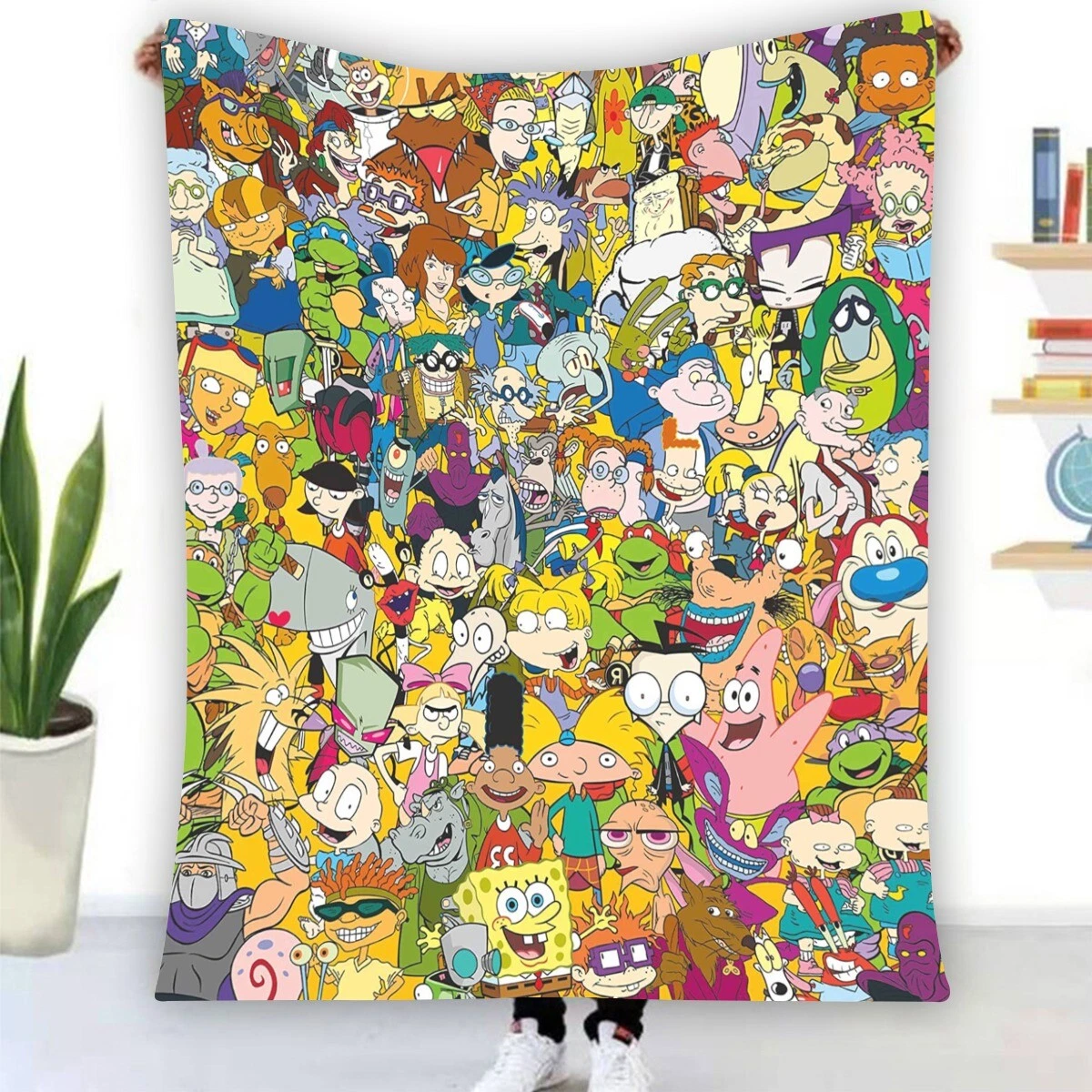 SpongeBob And Friends Fleece Blanket, Birthday Gift