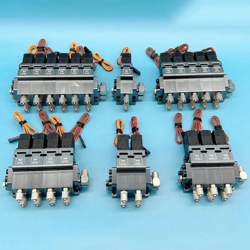 RC-Modell-Hydraulikventil, 2 bis 5 Kanäle, hoch präzision Umkehrventil RC Bagger - Bild 3 von 4