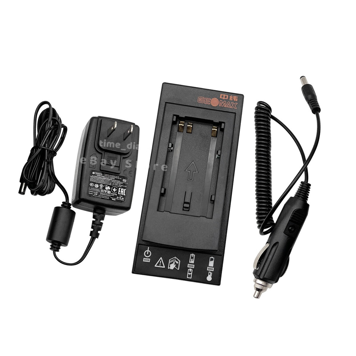 ZCH600 Charger for Geomax Total Station GPS Battery ZBA200 ZBA201